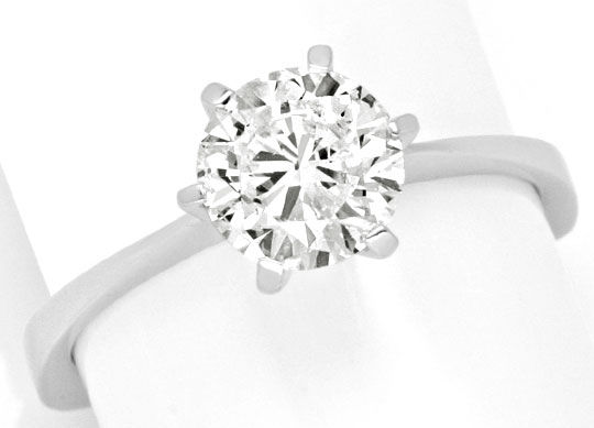 Foto 2 - Brillant-Diamant-Krappen-Ring 1,37 Carat 585 Weißgold, S5391