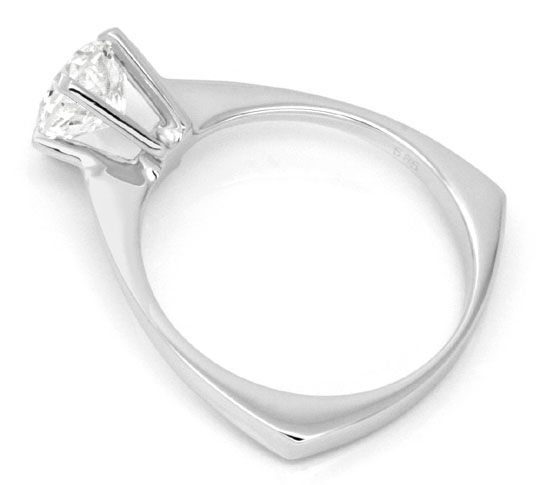 Foto 3 - Brillant-Diamant-Krappen-Ring 1,37 Carat 585 Weißgold, S5391